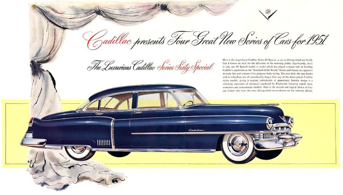 1951 Cadillac Auto Advertising
